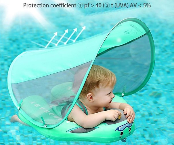 Mambofloat - Baby Schwimmhilfe mit Sonnendach